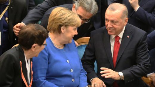 Německá kancléřka Angela Merkelová navštívila v lednu 2020 Istanbul
