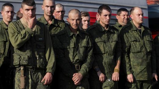 ruská armáda Rusko, branec, branci, odvod, mobilizace