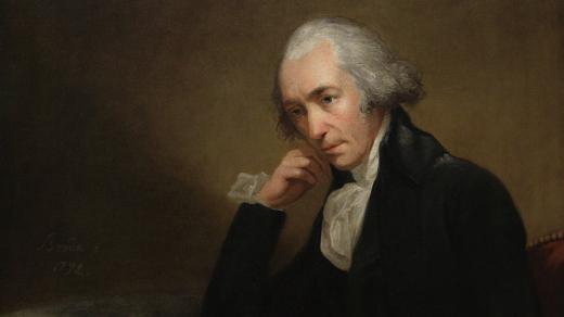 Carl Fredrik von Breda: James Watt (portrét skotského vynálezce s jeho plány)
