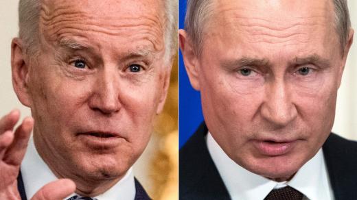 Americký prezident Joe Biden a ruský prezident Vladimir Putin