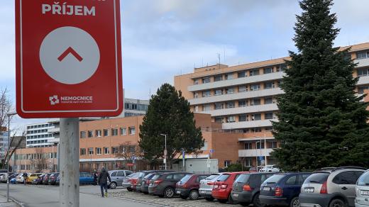 Stávající areál Baťovy nemocnice ve Zlíně