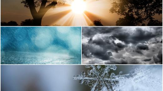 Počasí, roční období (ilustrační)