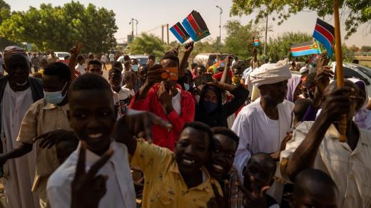 Revoluční vřava v ulicích Chartúmu_říjen 2021