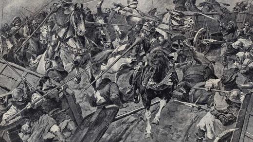 Bitva u Lipan – rozražení hradby (Z knihy Naše velká armáda)