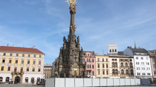 Sloup Nejsvětější Trojice v Olomouci a přípravy na zahájení rekonstrukce