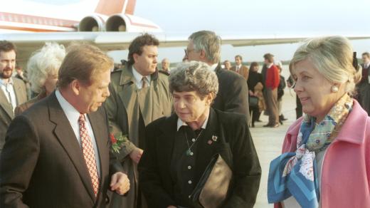 Rita Klímová a Václav Havel
