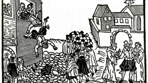 Pražská defenestrace v roce 1618