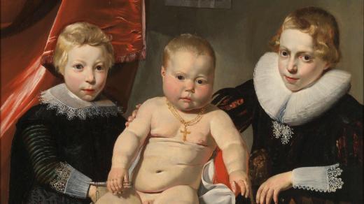 Portrét tří bratrů od malíře Thomase de Keysera