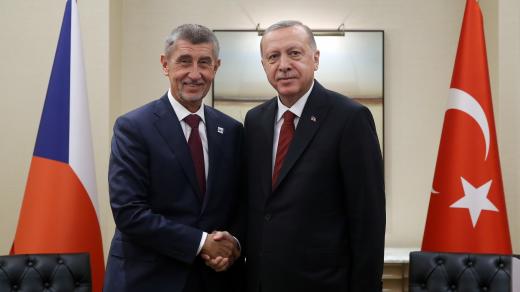 Premiér Andrej Babiš se v New Yorku setkal s tureckým prezidentem Recepem Tayyipem Erdoganem