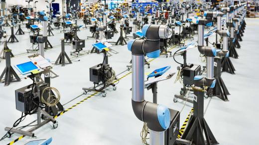 Společnost Universal Robots je největším výrobcem takzvaných kolaborativních robotů