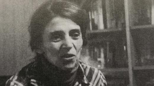 Otta Bednářová po návratu z vězení v roce 1980