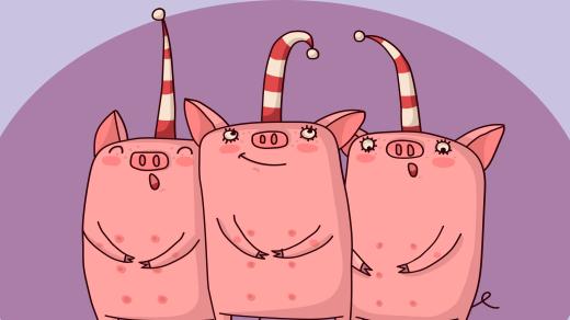 Tahle tři prasátka mají talent! Jen si to poslechněte