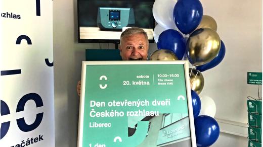 Pavel Kudrna zve na Den otevřených dveří Českého rozhlasu Liberec