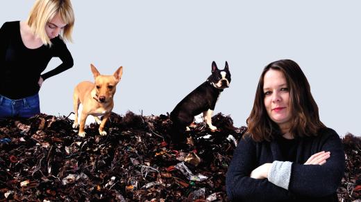 Ivana Veselková a Zuzana Fuksová se svými psy