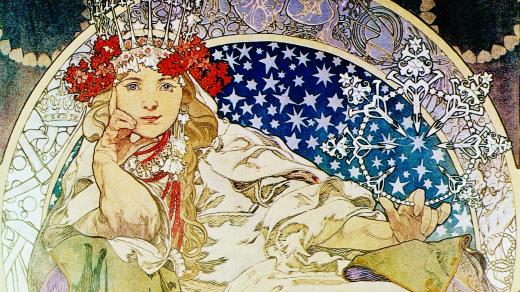 Alfons Mucha: Princezna Hyacinta (1911)