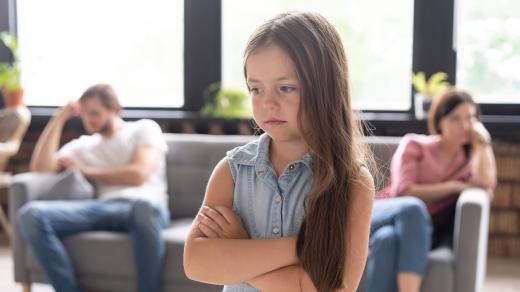naštvaní rodiče, hádka, rozvod, dítě