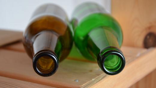 Před revolucí byla zelená pivní láhev pro nakupujícího dobrým úlovkem, bylo jich málo