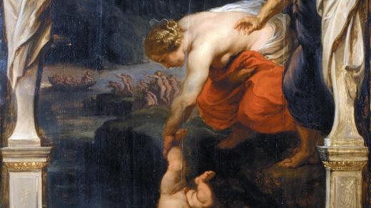 Achilles v řece Styx