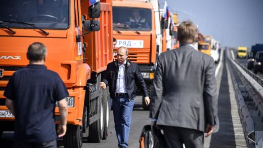 Vladimir Putin se zúčastnil slavnostního otevření Krymského mostu
