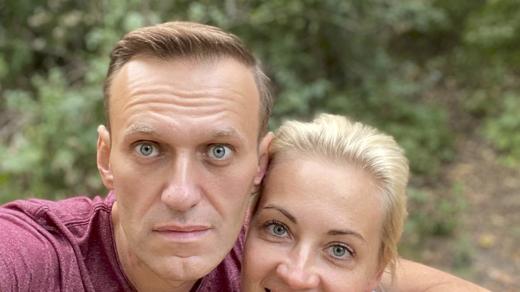 Alexej Navalnyj a jeho žena Julija