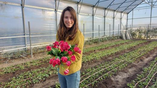 Karol Hábová, spolumajitelka rodinné květinové farmy Louky květ