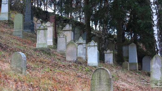 Židovský hřbitov u obce Řebří