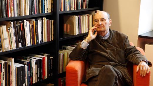 Polský satirik, dramatik a spisovatel Sławomir Mrożek (1930-2013)