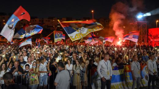 Podgorica (Černá Hora) a protesty po zvolení nového biskupa