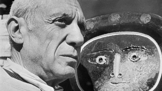 Španělský malíř Pablo Picasso (1881 - 1973)