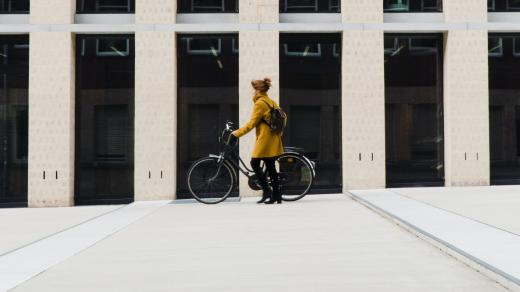 žena, kolo, cyklistika