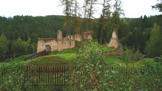 Pozůstatky hradu Pořešín