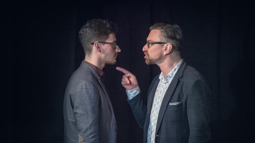 Herci souboru TRIARIUS Česká Třebová ve hře Absolvent