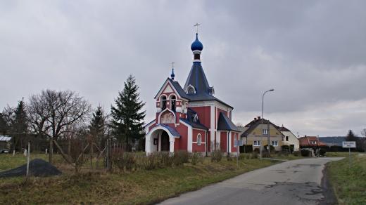 Pravoslavný kostel sv. Ludmily z roku 1934