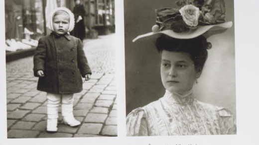 Z memoárů Jana Šolce. Vpravo fotografie Šolcovy babičky, která se svému milovanému vnukovi věnovala vždy na 100 %