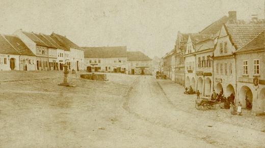 Staré Trhové Sviny v roce 1890