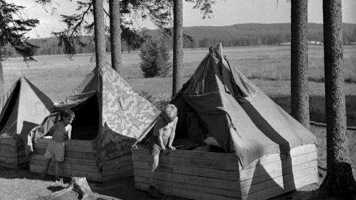 Junácký tábor v roce 1949