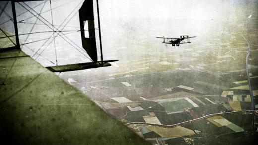Dva brutské bombardéry 0/400 Handley-Page na západní frontě 1918