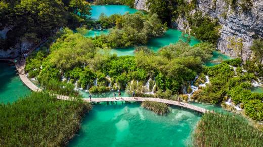 Plitvická jezera, Chorvatsko