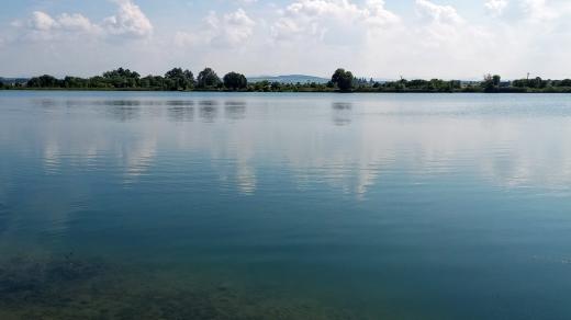 Štěrkopískové jezera u Uherského Ostrohu