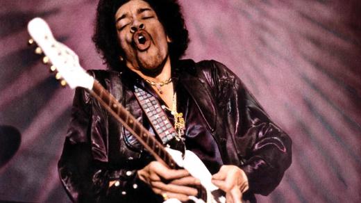 Jimi Hendrix hraje Star Spangled Banne, hudební festival Woodstock 1969