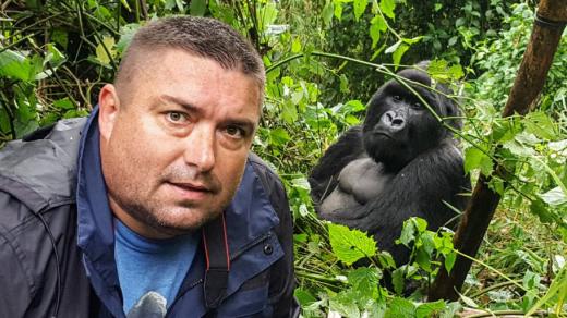 Marek Ždánský rád jezdí za gorilami do přírody