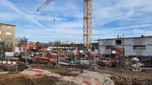 Stavba nové plzeňské vozovny