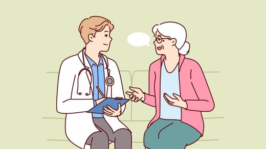 Lékař v sociálních službách (ilustrační foto)