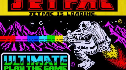 Oldschool počítačové hry - ZX Spectrum - Jetpack - Commodore 64 - staré hry