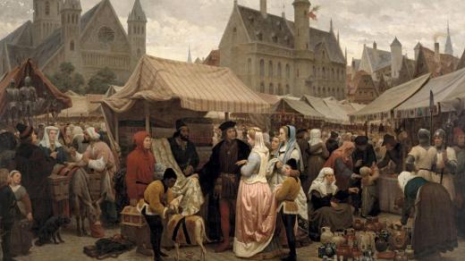 Středověké tržiště