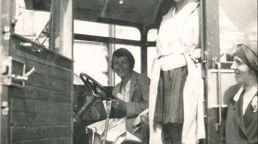 Růžena Zdobnická, řidička autobusu