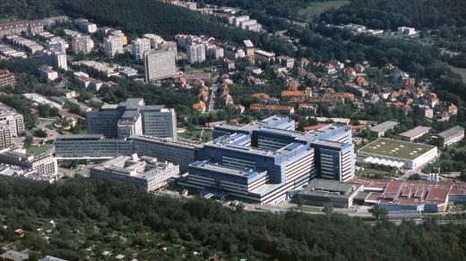 Fakultní nemocnice Motol, letecký pohled