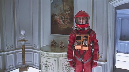 Keir Dullea jako doktor David Bowman ve filmu Stanleyho Kubricka 2001: Vesmírná odysea