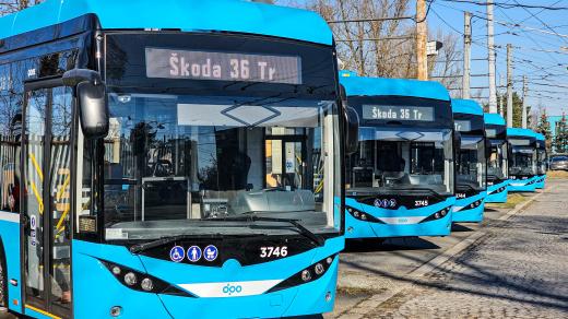 Parciální trolejbusy Škoda 36 Tr DPO