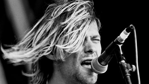Kurt Cobain na festivalu Reading, 1991